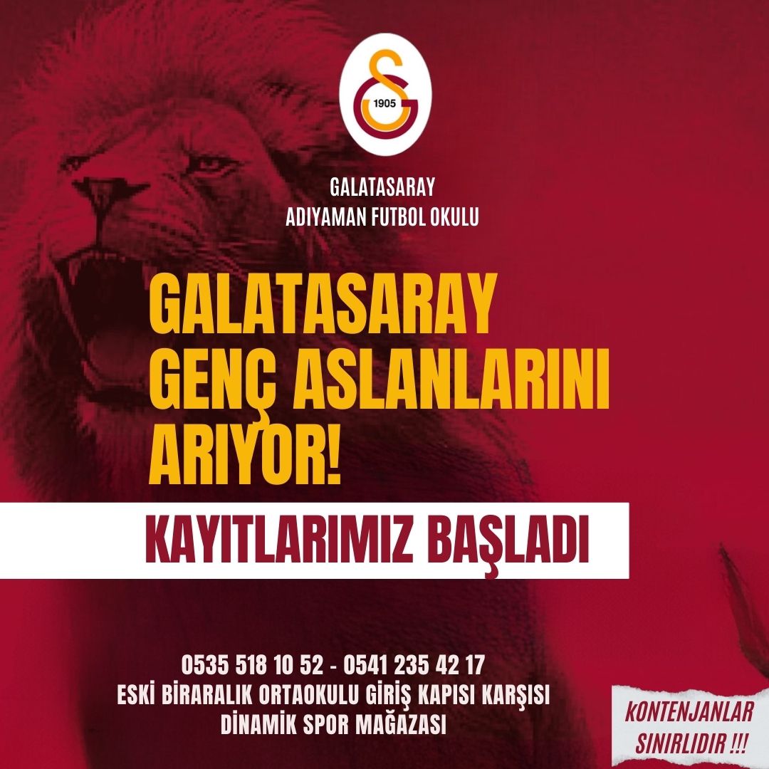 Galatasaray Futbol Okulu Adıyaman’da