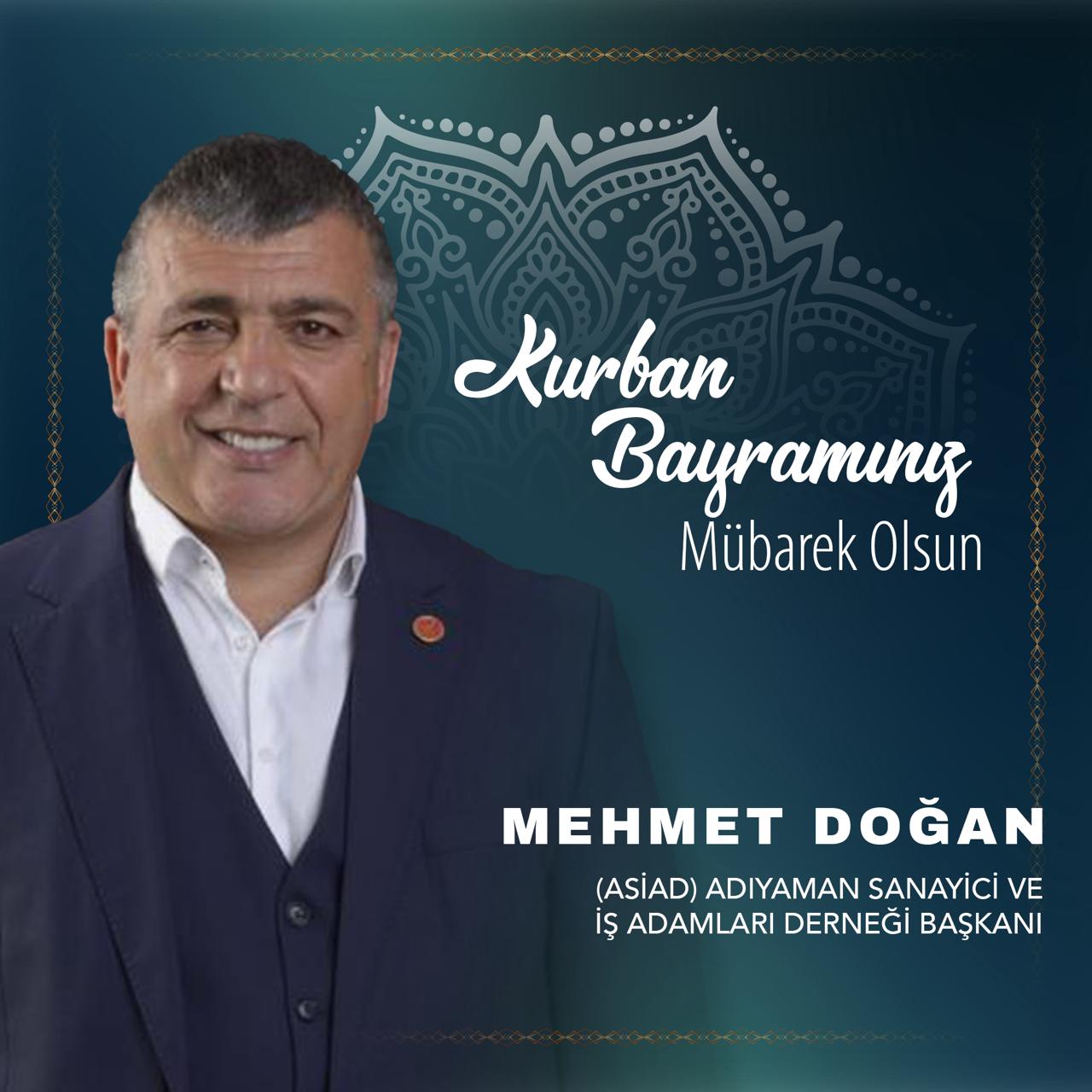 Mehmet Doğan'ın Kurban Bayramı Mesajı