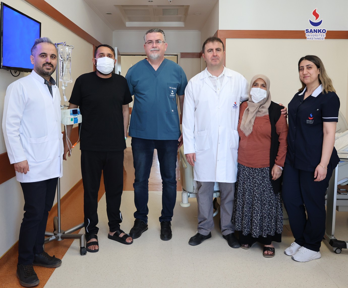 Sanko Üniversitesi Hastanesi'nde Anneden oğluna ikinci hayat