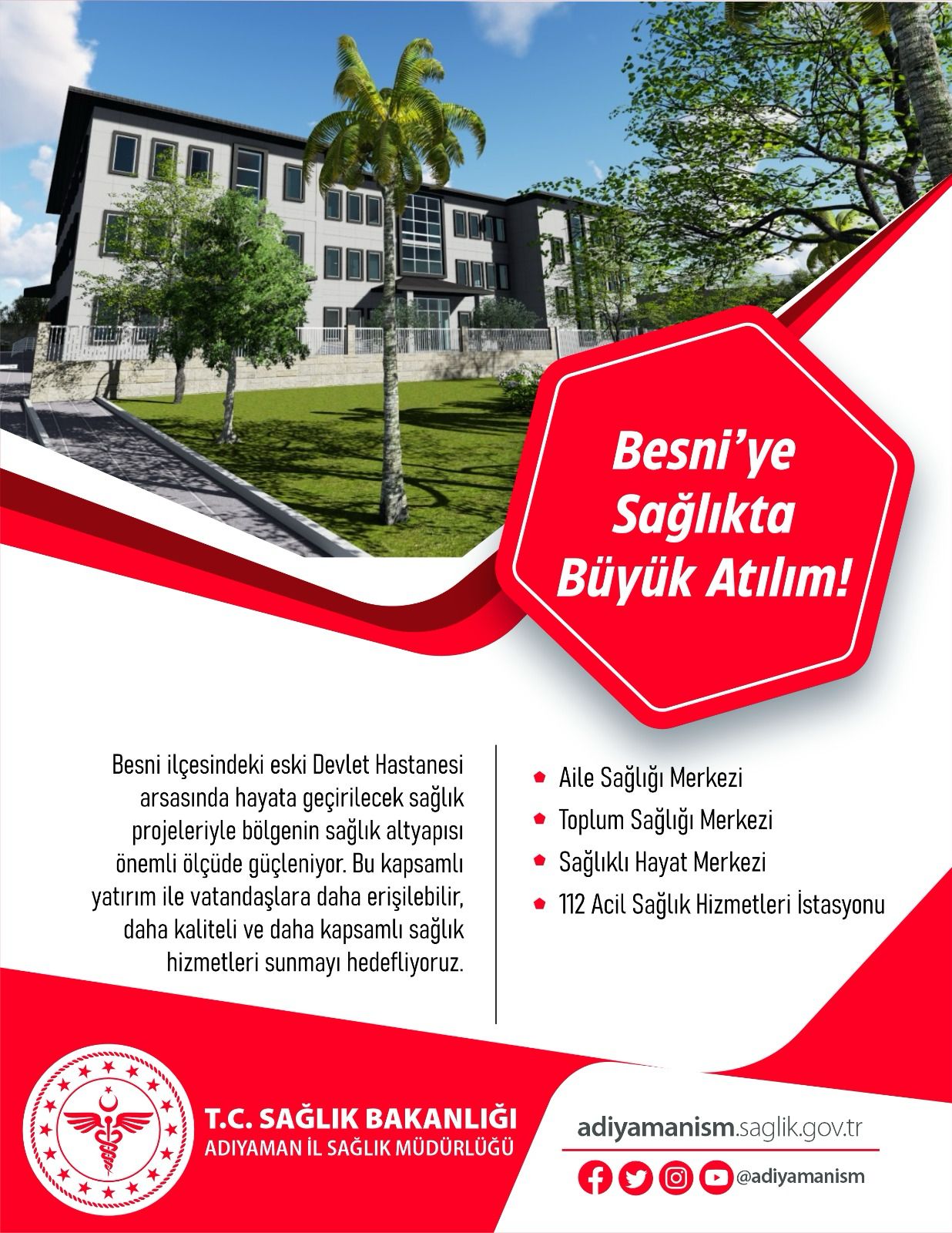 Besni’ye Sağlıkta Büyük Atılım!
