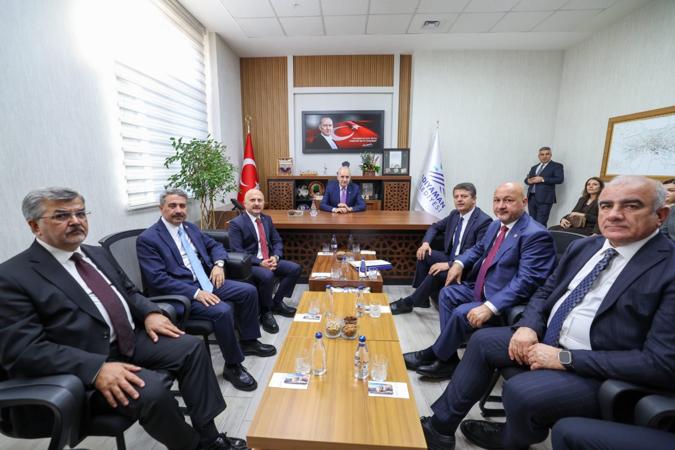 TBMM Başkanı Numan Kurtulmuş Başkan Tutdere’yi makamında ziyaret etti