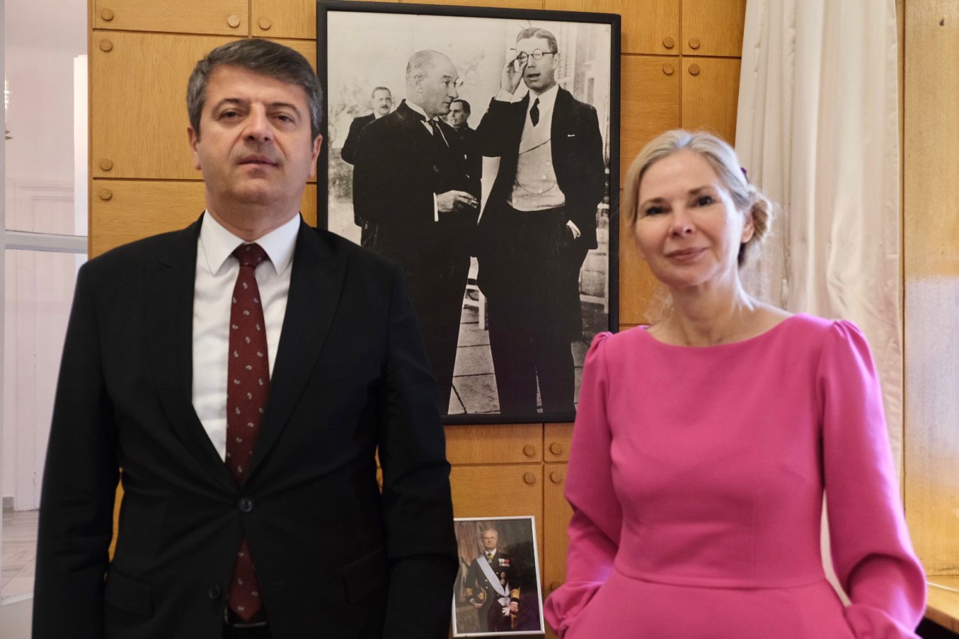 Tutdere’den İsveç Büyükelçisi Malena Mard’a iade-i ziyaret