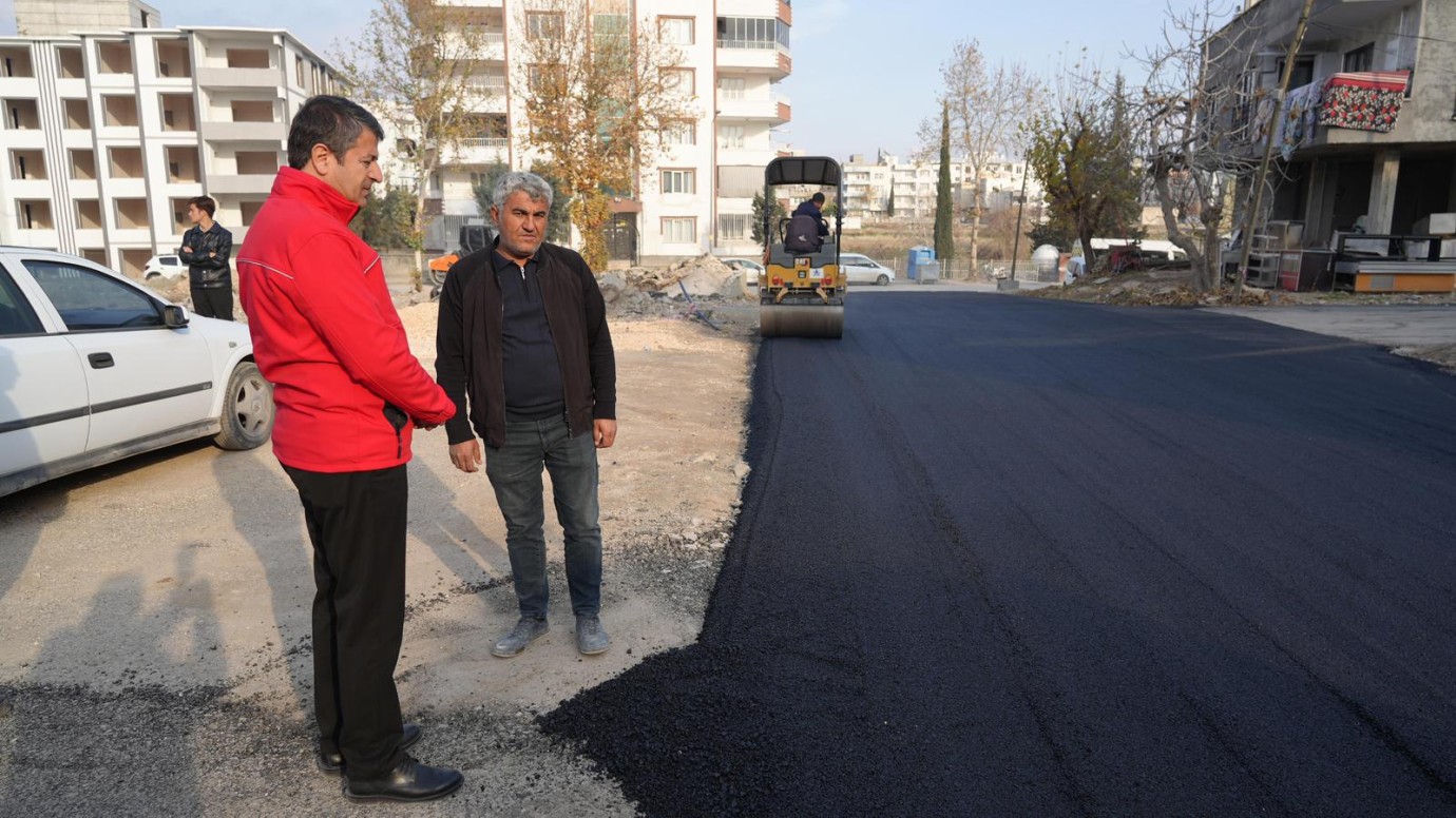 Sümerevler’de altyapı tamamlandı, asfalt serimi devam ediyor