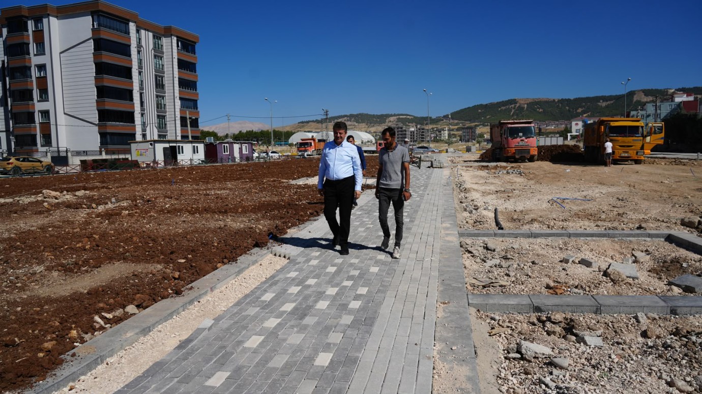 Yeni Mahalle Parkı’nda sona gelindi: 15 Ağustos’da hizmete açılacak