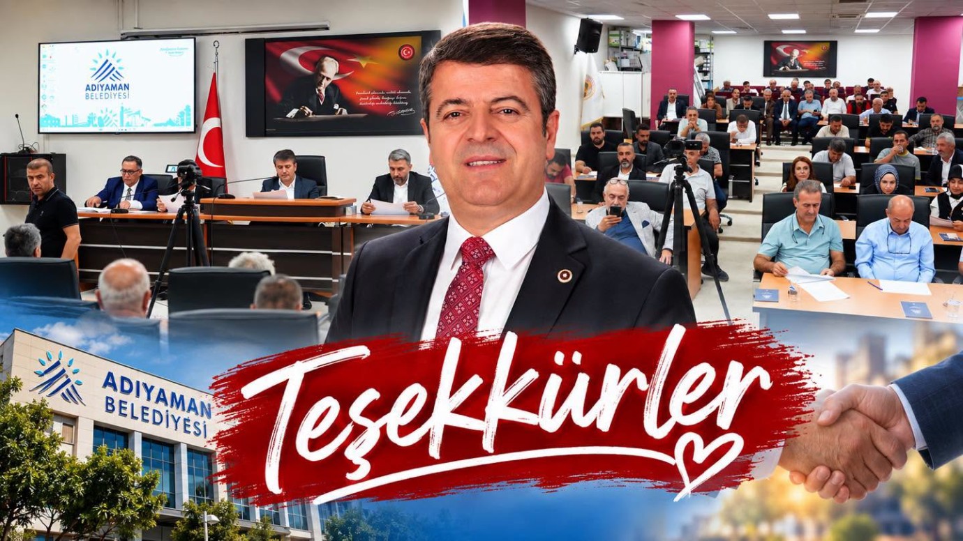 Başkan Yıldırım’dan Adıyaman Belediyesi’ne Teşekkür
