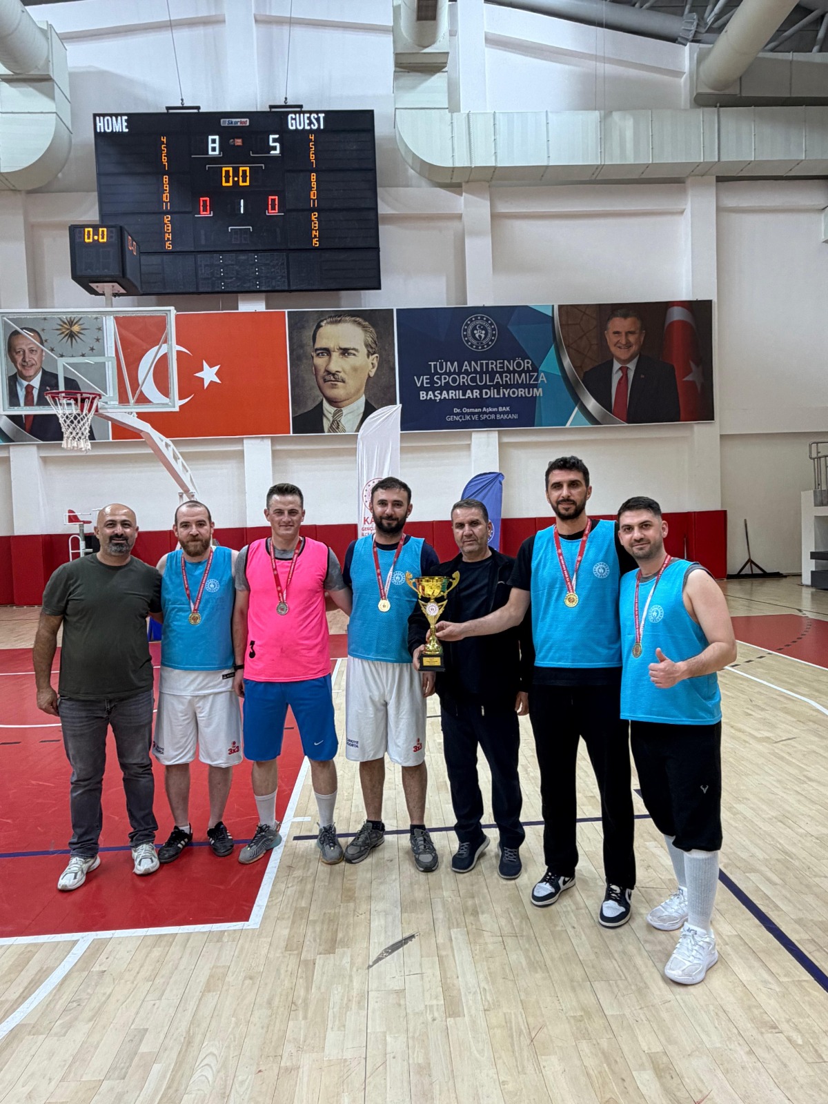 4. Kamu Spor Oyunları 3x3 Basketbol Turnuvası Kahta’da Tamamlandı!