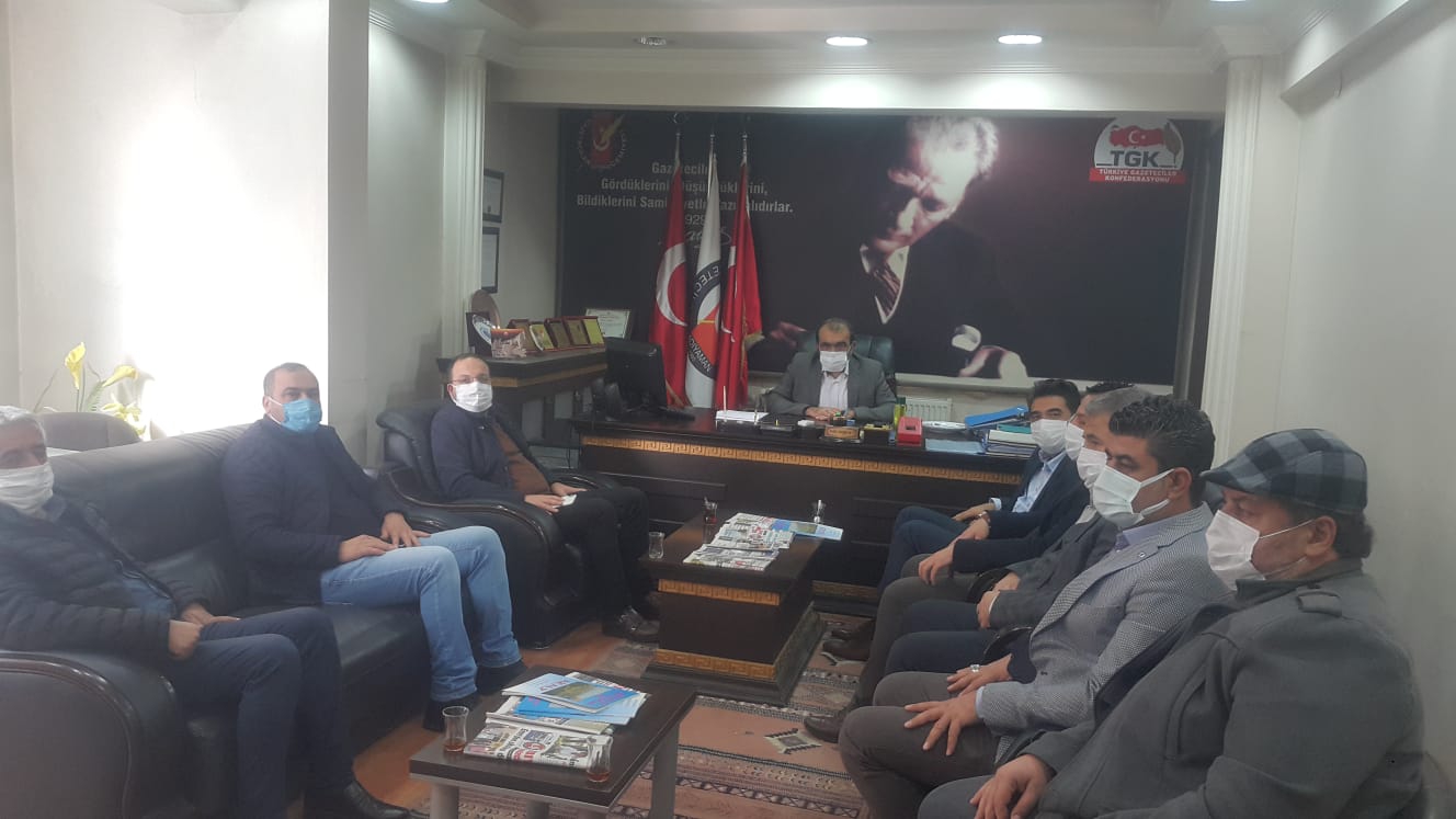 Deva Partisi Gazetecileri Ziyaret Etti
