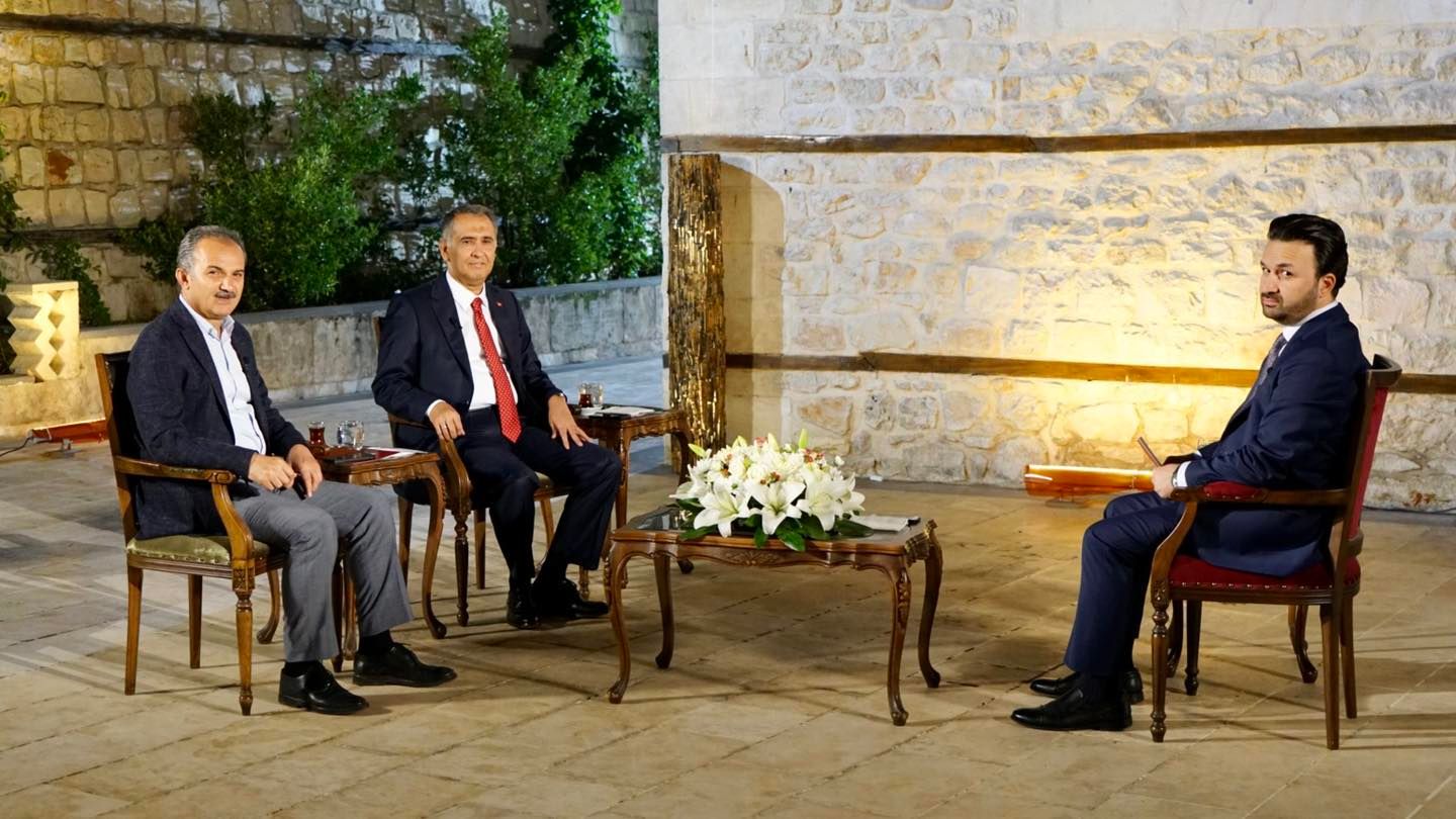 Vali Çuhadar ile Başkan Kılınç, TRT Kûrdi'ye Konuk Oldu