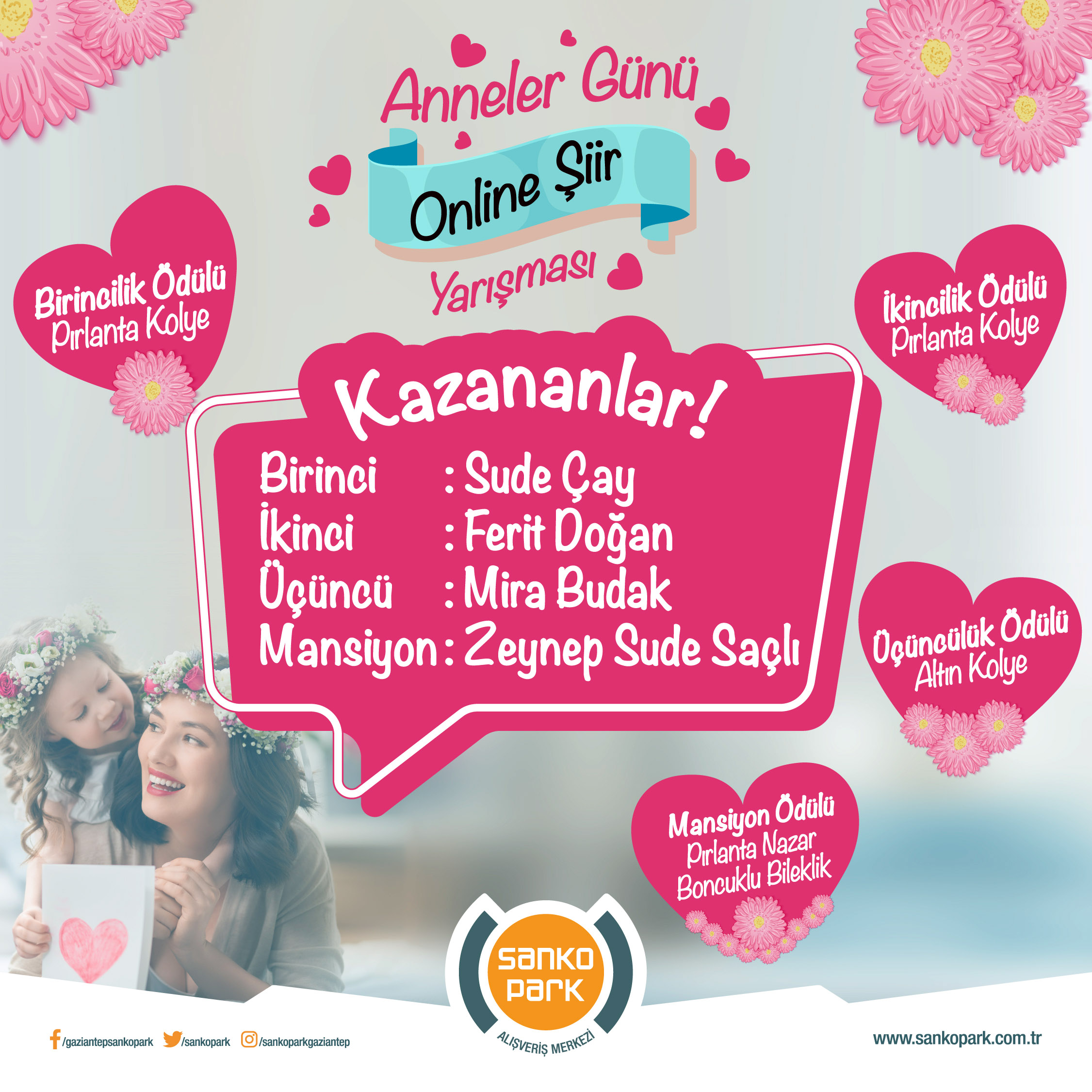 Anneler Günü Şiir Yarışması Sonuçlandı