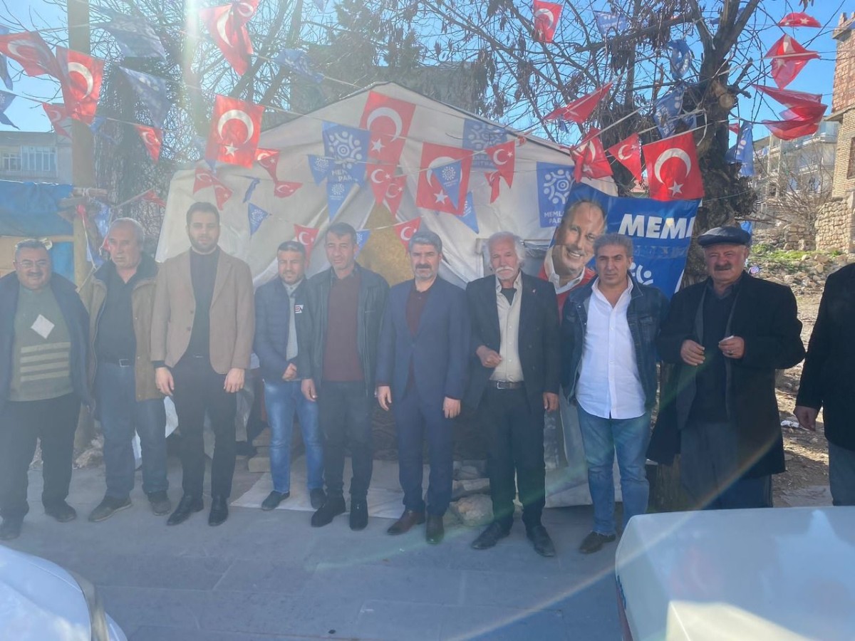 Memleket Partisi Besni İlçe Teşkilatından Reşit Alkan’a Destek