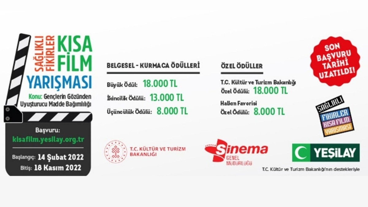 Yeşilay’dan ‘Sağlıklı Fikirler Kısa Film Yarışması’