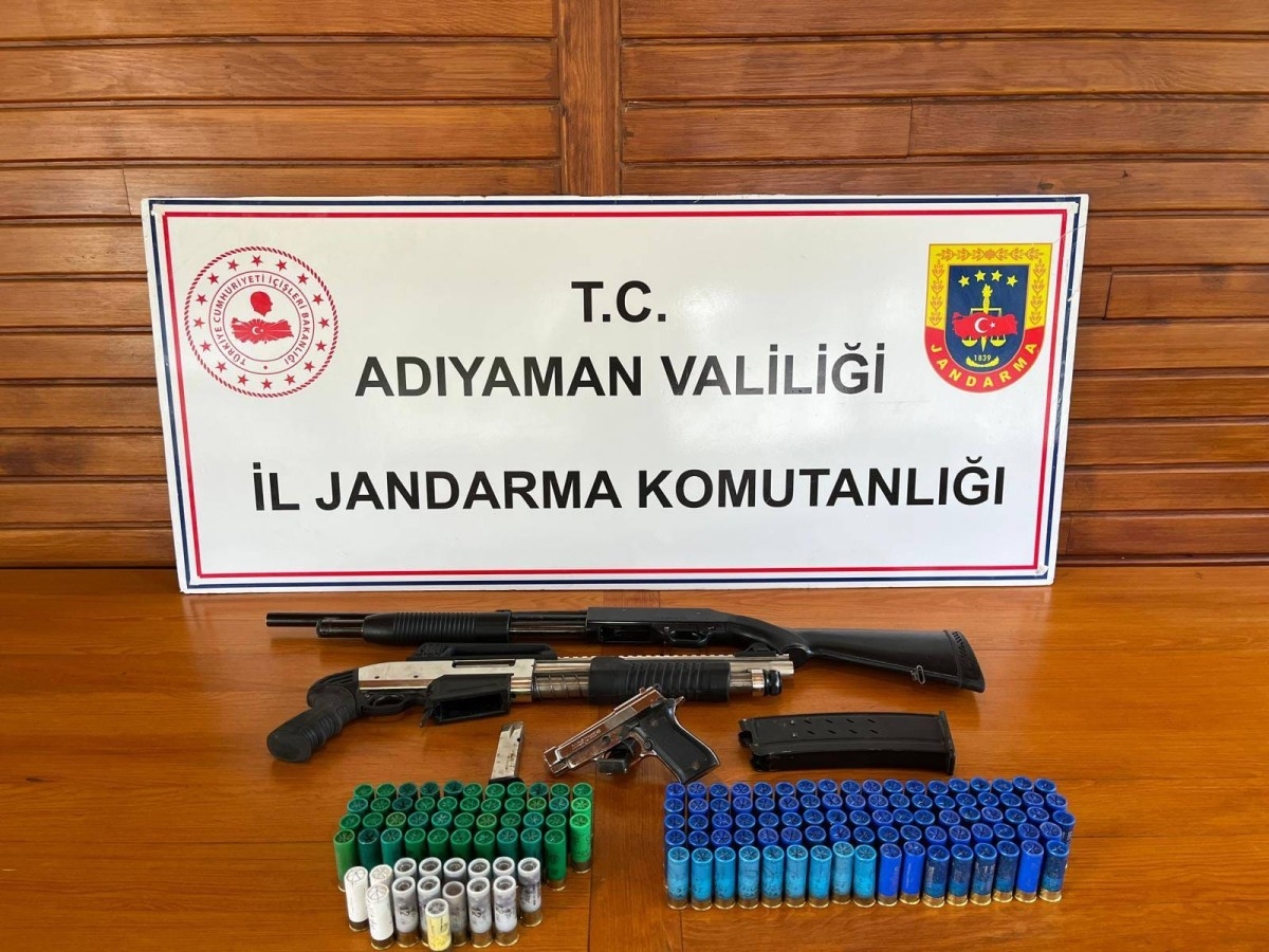 Adıyaman’da kurusıkı tabanca ve tüfeğe 1 gözaltı