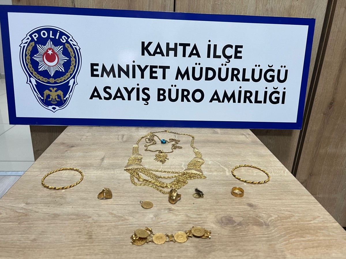 Adıyaman'da altın hırsızlığına 1 gözaltı
