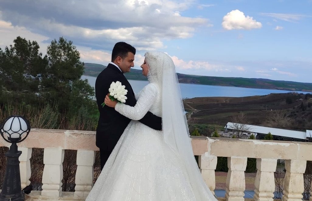 Evli çiftten geriye sadece düğün fotoğrafları kaldı