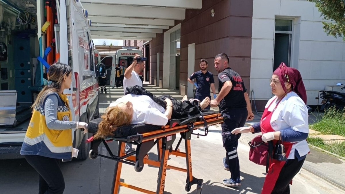 Elektrik akımına kapılan kadın yaralandı