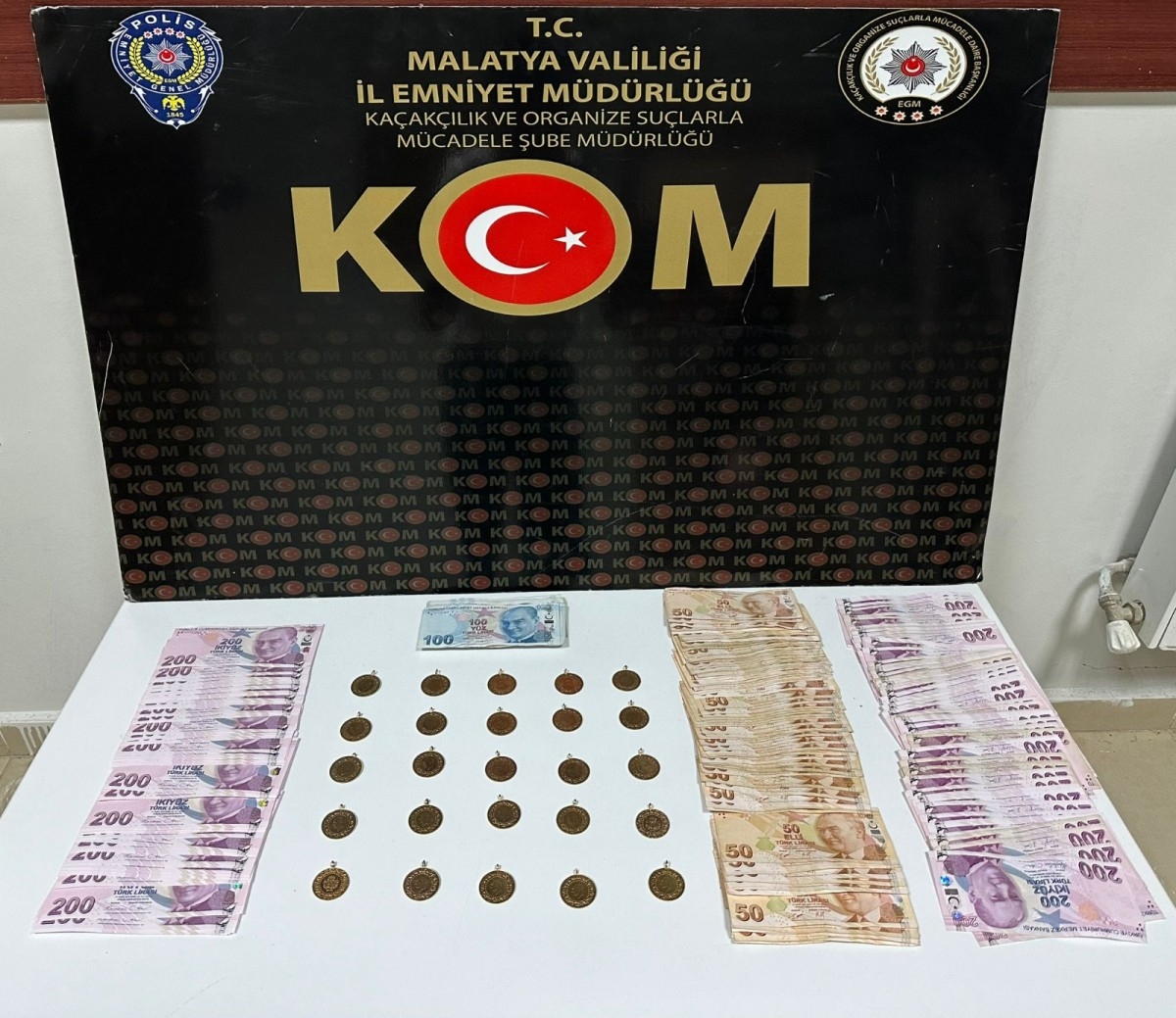 Malatya’da düşük ayarlı altın operasyonu