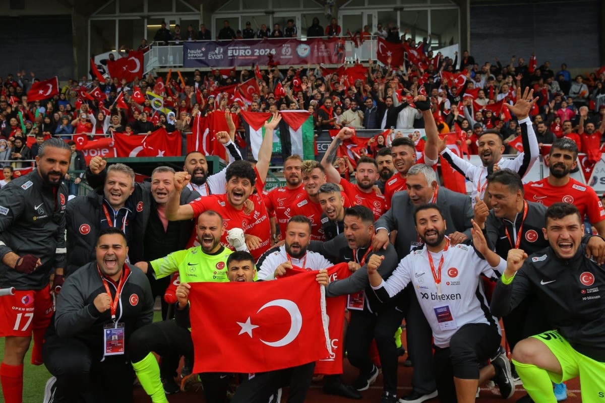 Türkiye’den Avrupa Şampiyonası’nda İsrail’e farklı tarife