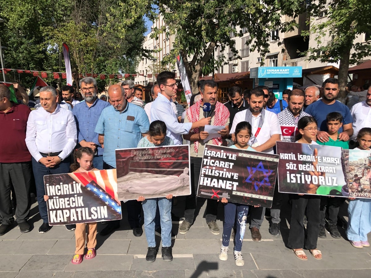 Adıyaman’da İsrail'e karşı 'Kıyamdayız' protestosu  - Videolu Haber