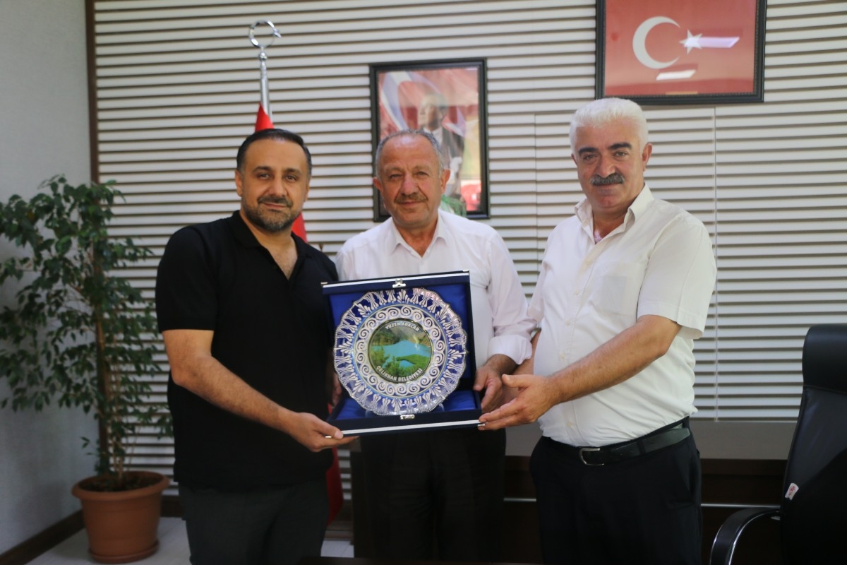 CHP heyetinden Çelikhan Belediye Başkanı Mahmut Şahin’e hayırlı olsun ziyareti