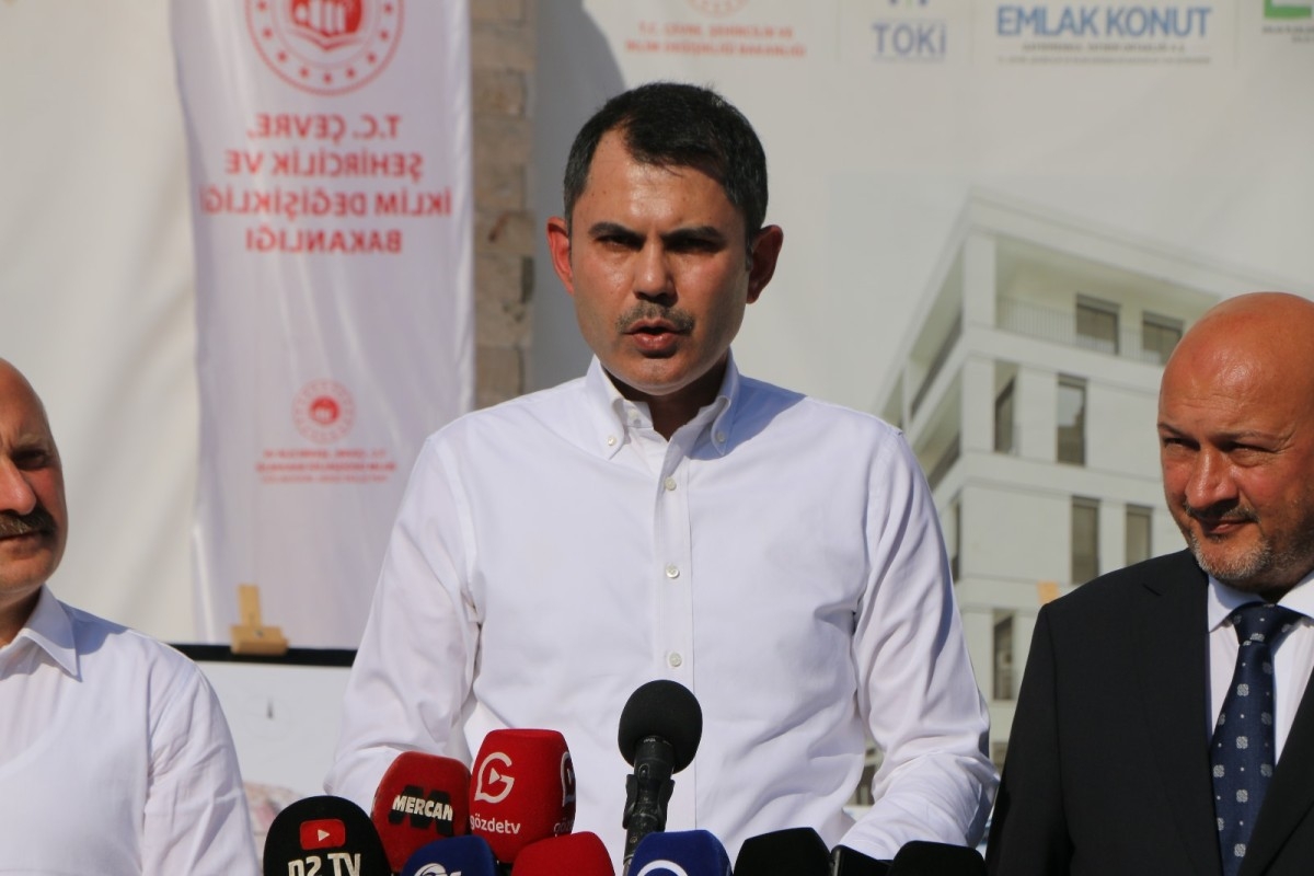 Bakan Murat Kurum: '11 Şehrimizde 302 bin konut hızla yükseliyor'  - Videolu Haber
