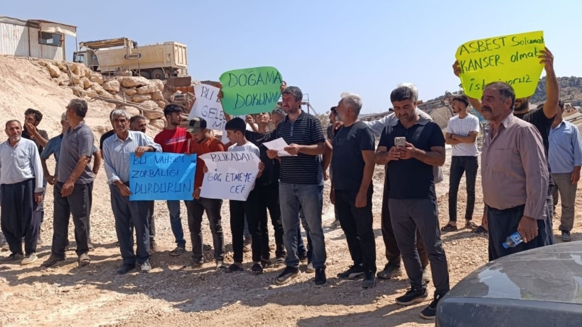 Rezip'te taş ocağına tepki: 'Yaşam hakkımızı elimizden alıyorlar'  - Videolu Haber
