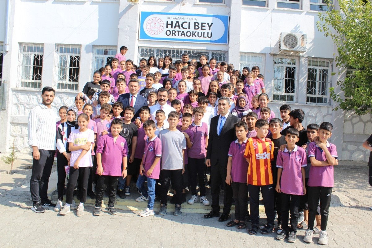 Kaymakam Soysal'dan Kahta'da eğitim ziyaretleri