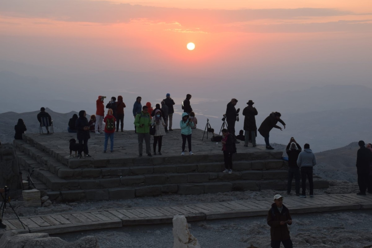 Nemrut Dağı'na ziyaretçi akını