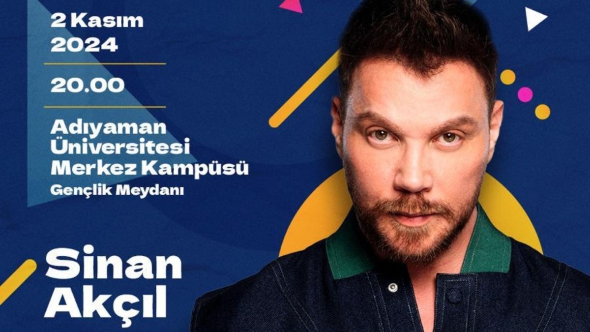 Adıyaman Üniversitesi'nde Sinan Akçıl konseri: Rektör Keleş'ten davet