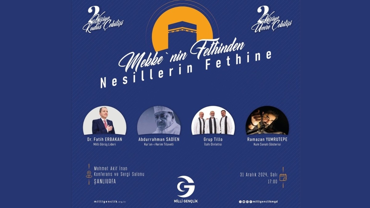 Adıyamanlılar Şanlıurfa'ya gidiyor: 'Mekke’nin Fethinden Gönüllerin Fethine' etkinliği