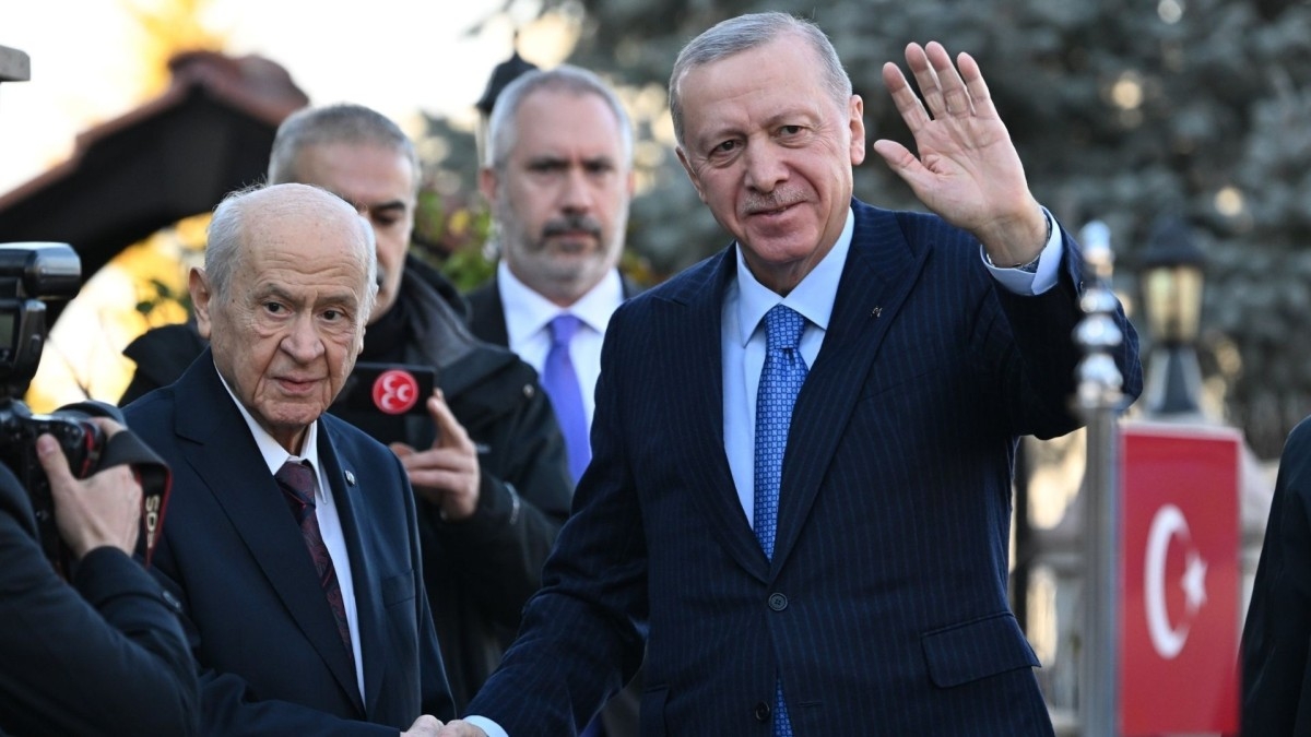 Cumhurbaşkanı Erdoğan, MHP Genel Başkanı Bahçeli ile görüştü