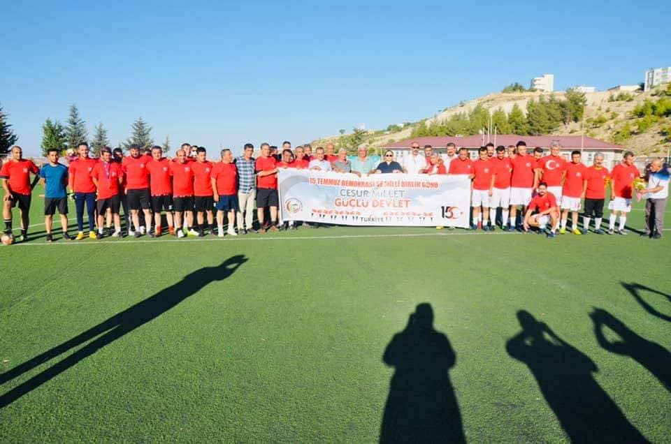 15 Temmuz Futbol Turnuvası dostça bitti