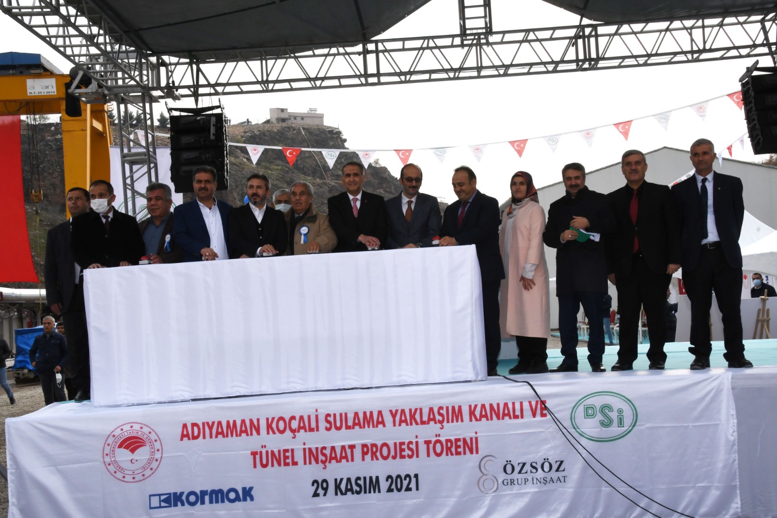 Koçali Barajı Sulama Kanalı Tünel İnşaatına Başlandı