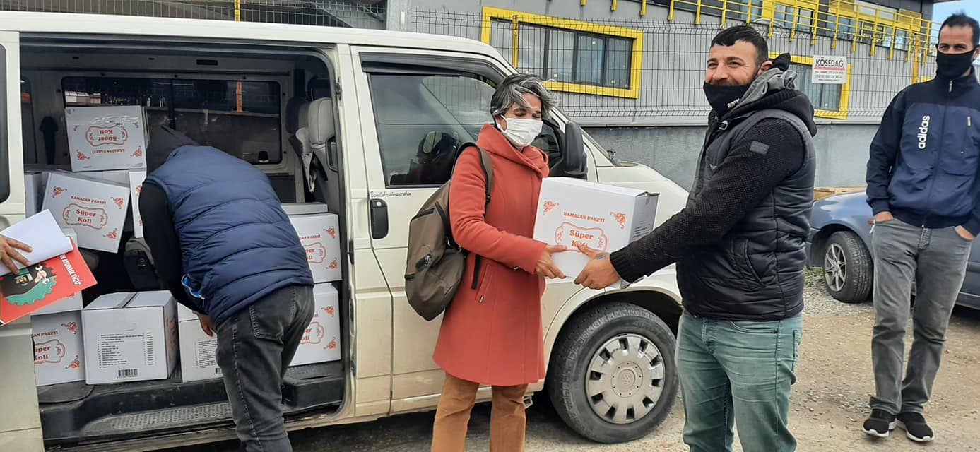 EMEP Kocaeli'nden işçilere destek