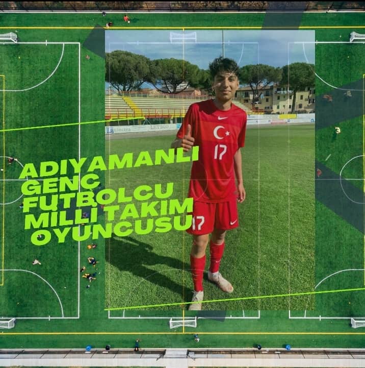 Adıyamanlı Genç Futbolcu Milli Takım Oyuncusu