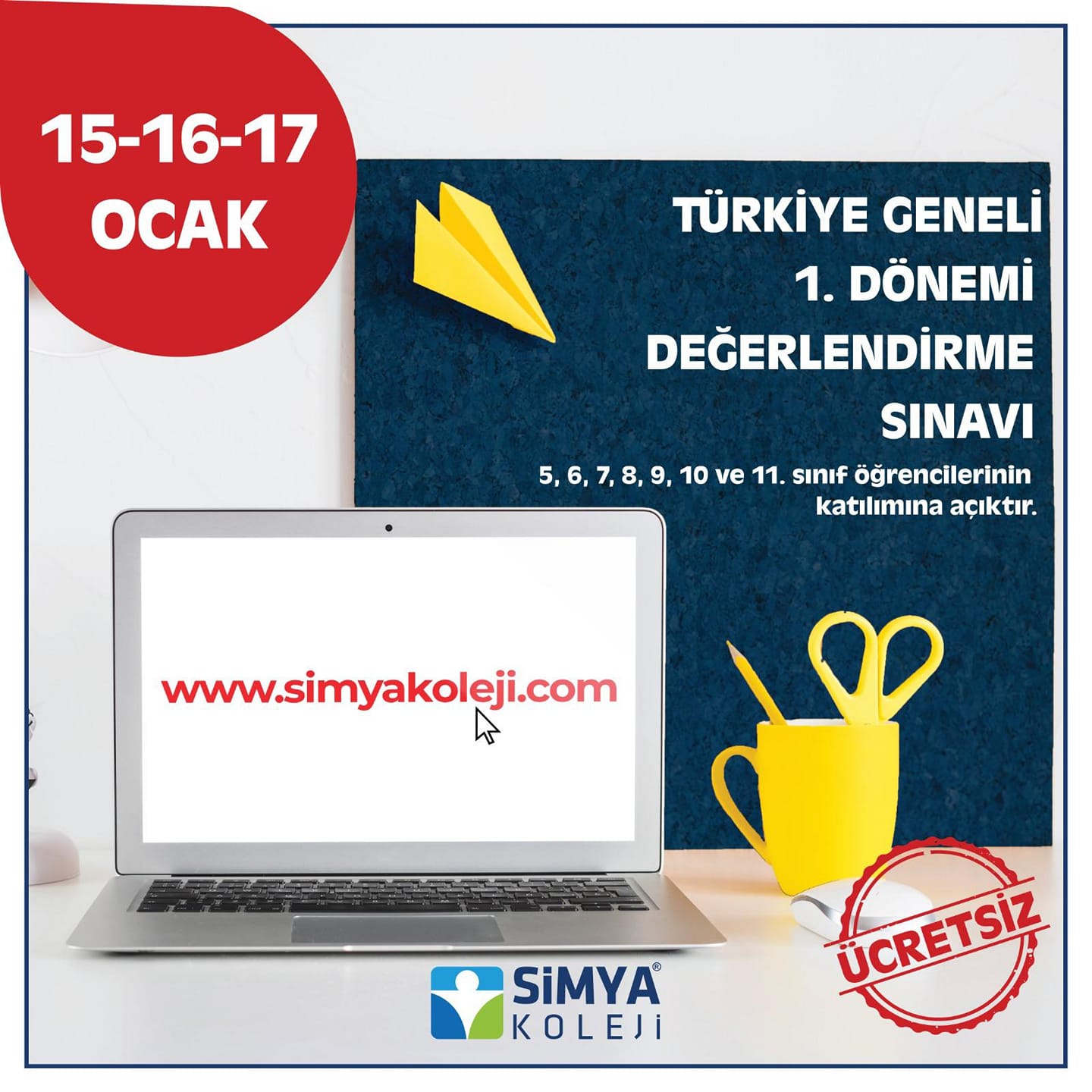 Simya Kolejinde Sınav Heyecanı