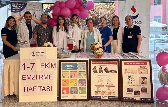 Sanko Üniversitesi Hastanesi’nde “Emzirme Haftası” Etkinliği 