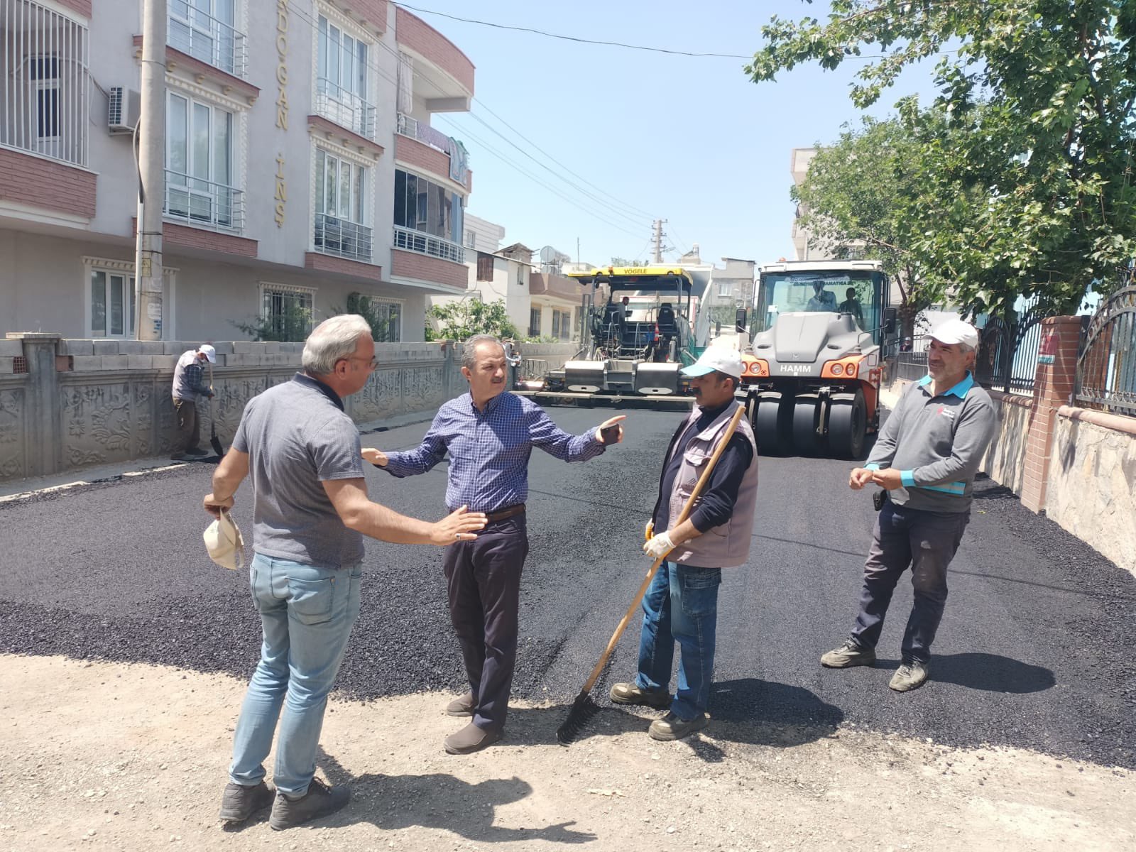Başkan Kılınç Asfalt Çalışmalarını İnceledi