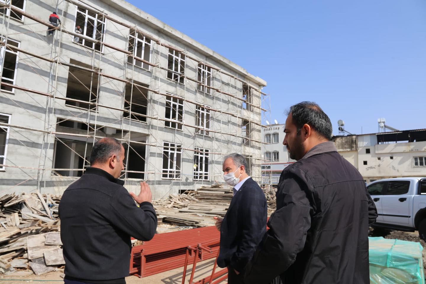Başkan Kılınç, Gençlik Merkezi İnşaat Alanında İncelemelerde Bulundu