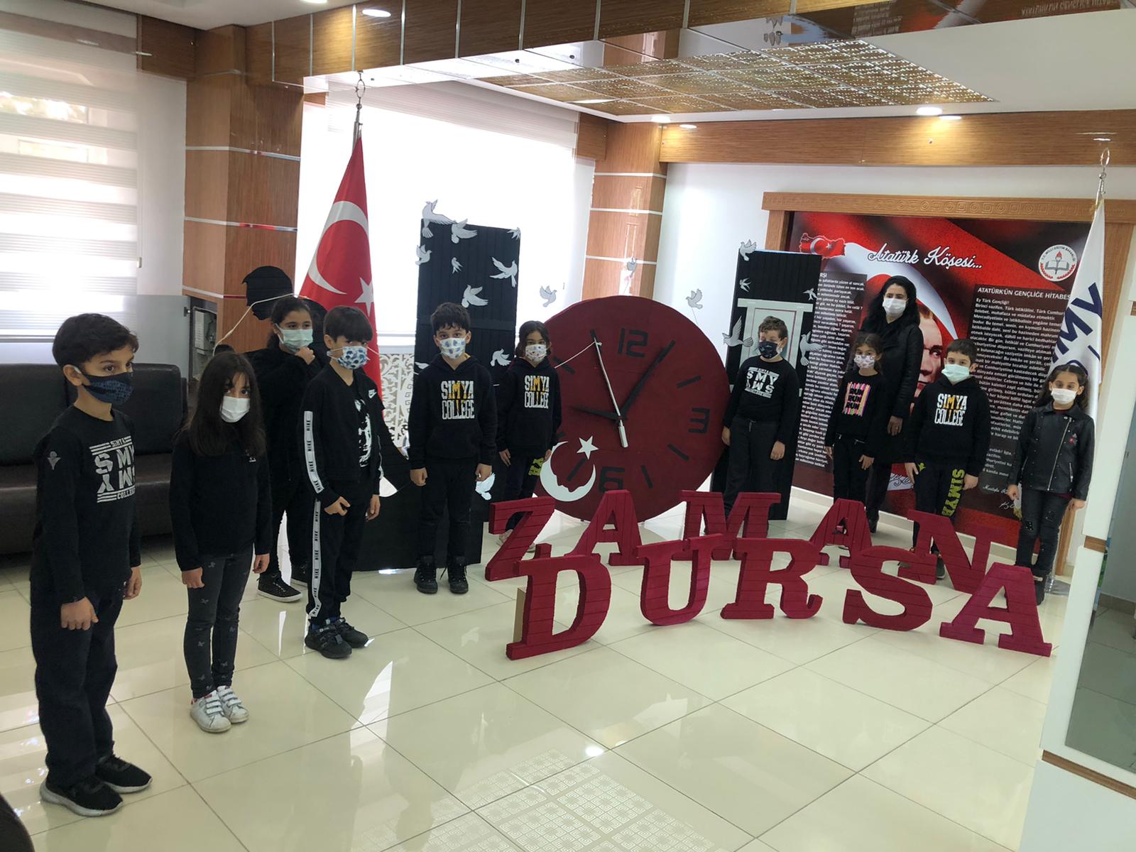 Simya Kolejinde Atatürk Anıldı