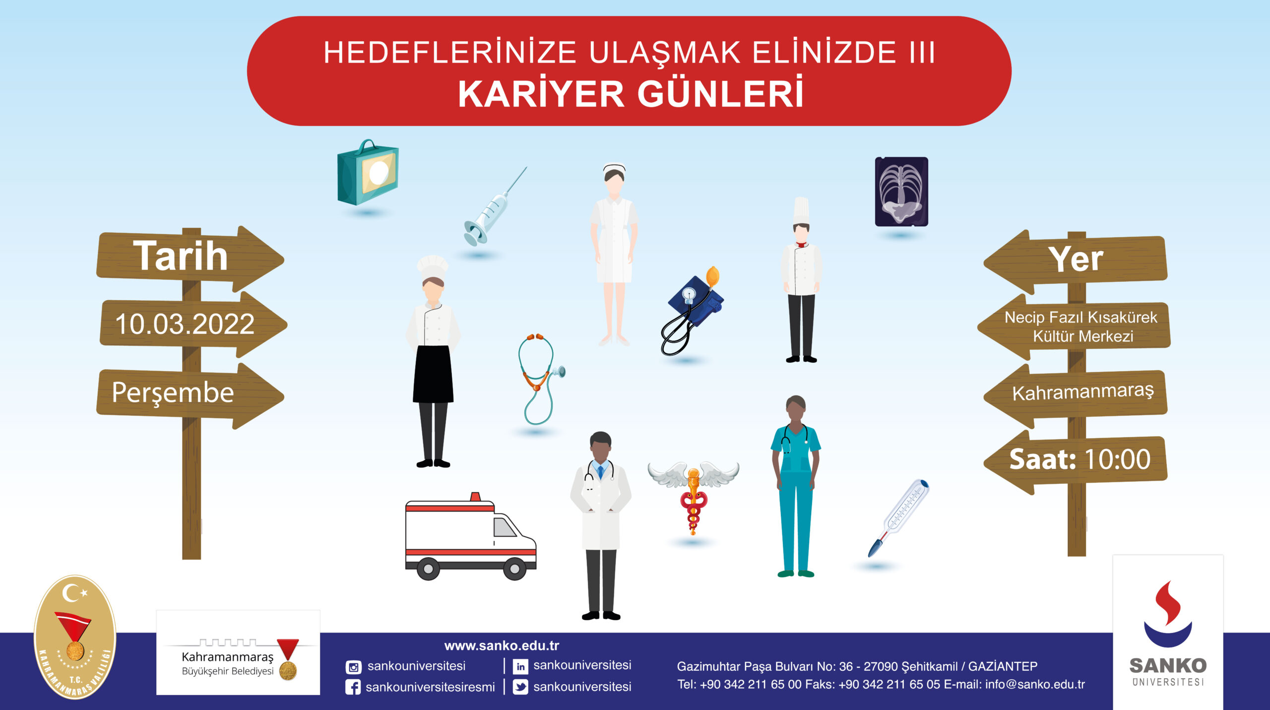 Sanko Üniversitesi Kahramanmaraş’ta Kariyer Günü Düzenliyor