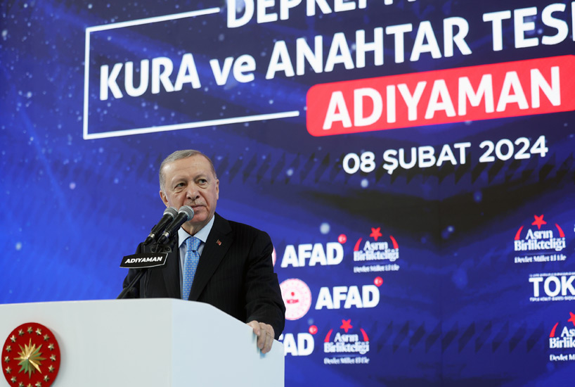 Cumhurbaşkanı Erdoğan: 32 bin konut yılsonuna kadar teslim edilecek
