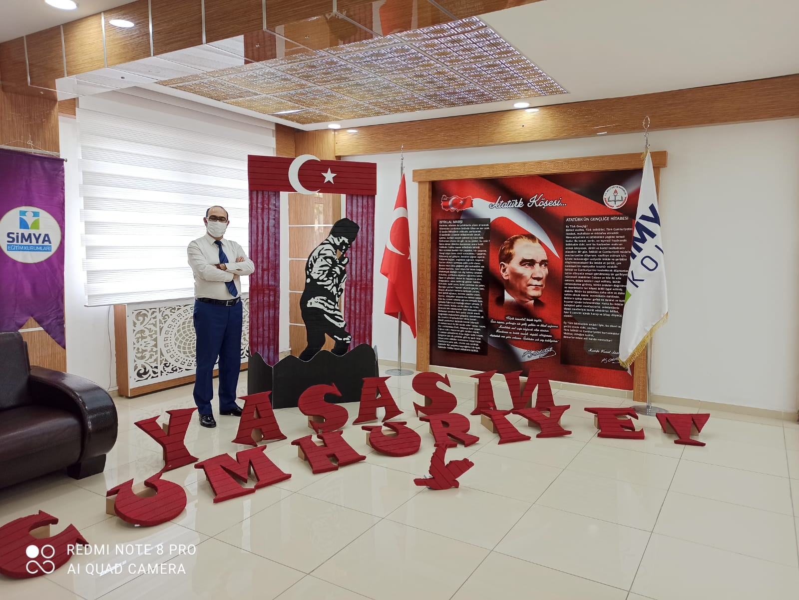Simya Kolejinde Cumhuriyet Bayramı Coşkusu Yaşandı