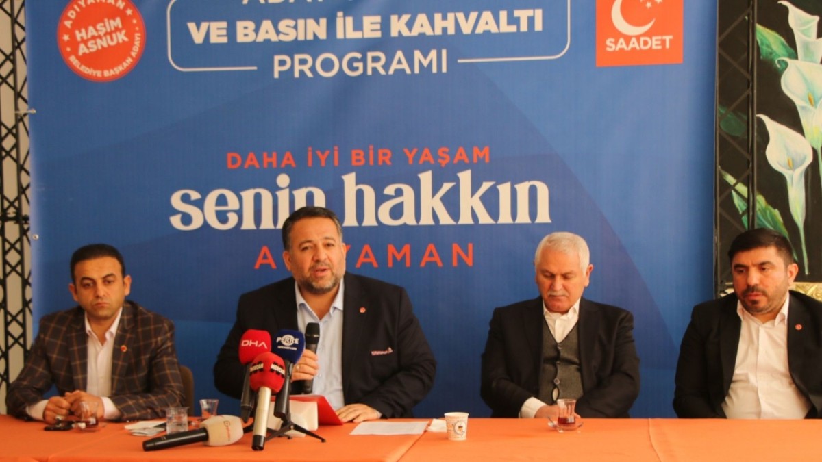 Saadet Partisi Belediye Başkan Adayı Haşim Asnuk: ‘Çözüm için varız’