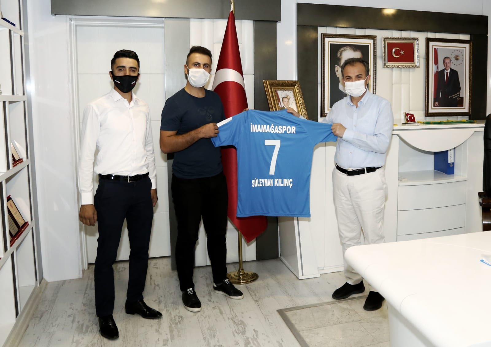 İmamağaspor’dan, Başkan Kılınç’a Ziyaret