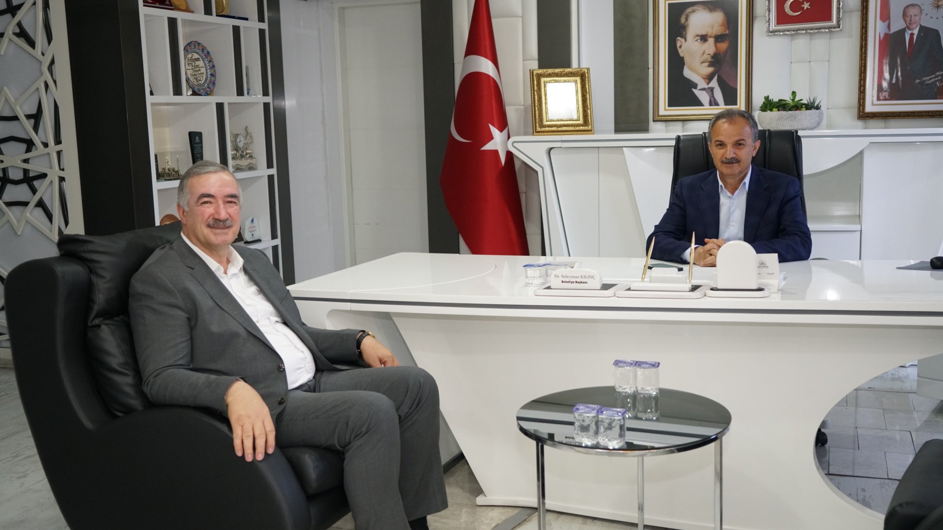 Kahta Belediye Başkanı Turanlı'dan, Başkan Kılınç'a Ziyaret