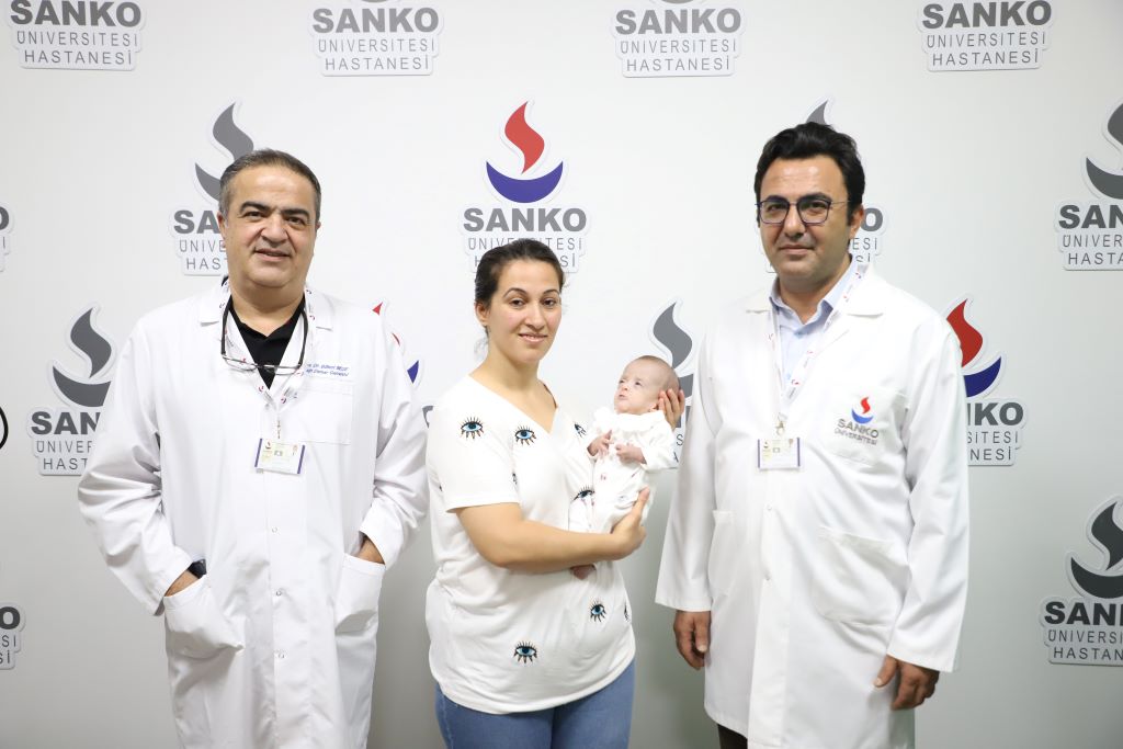 Sanko Üniversitesi Hastanesinde Bebeğe Kalp Ameliyatı Yapıldı