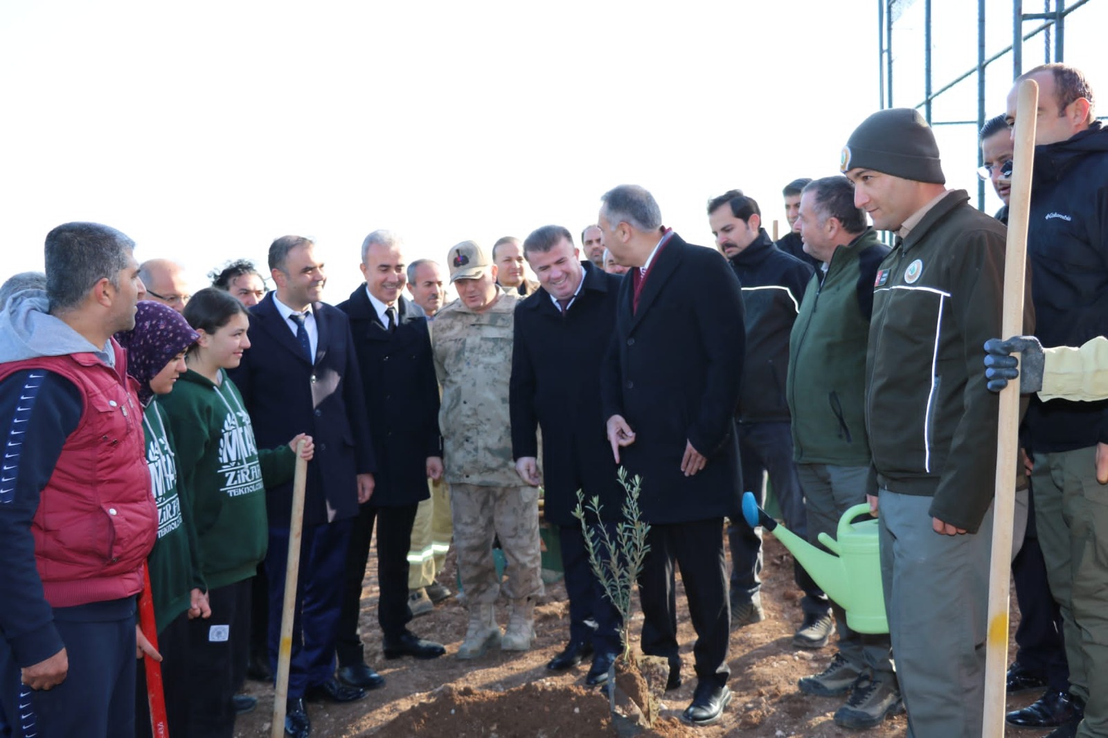 251 Şehit Adına Fidanlar Toprak Buluştu