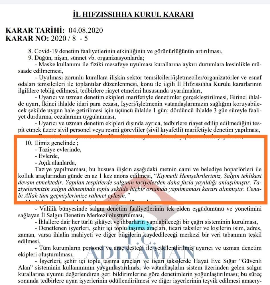 Ve beklenen yasak geldi