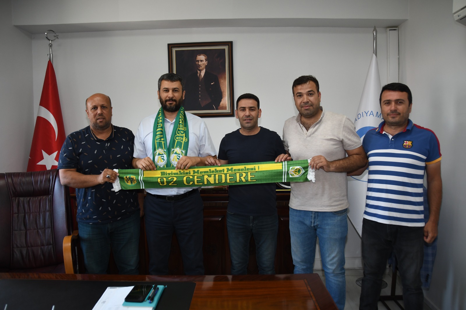 02 Cendere Taraftarlar Derneğinden Genel Sekreter Dündar’a Ziyaret