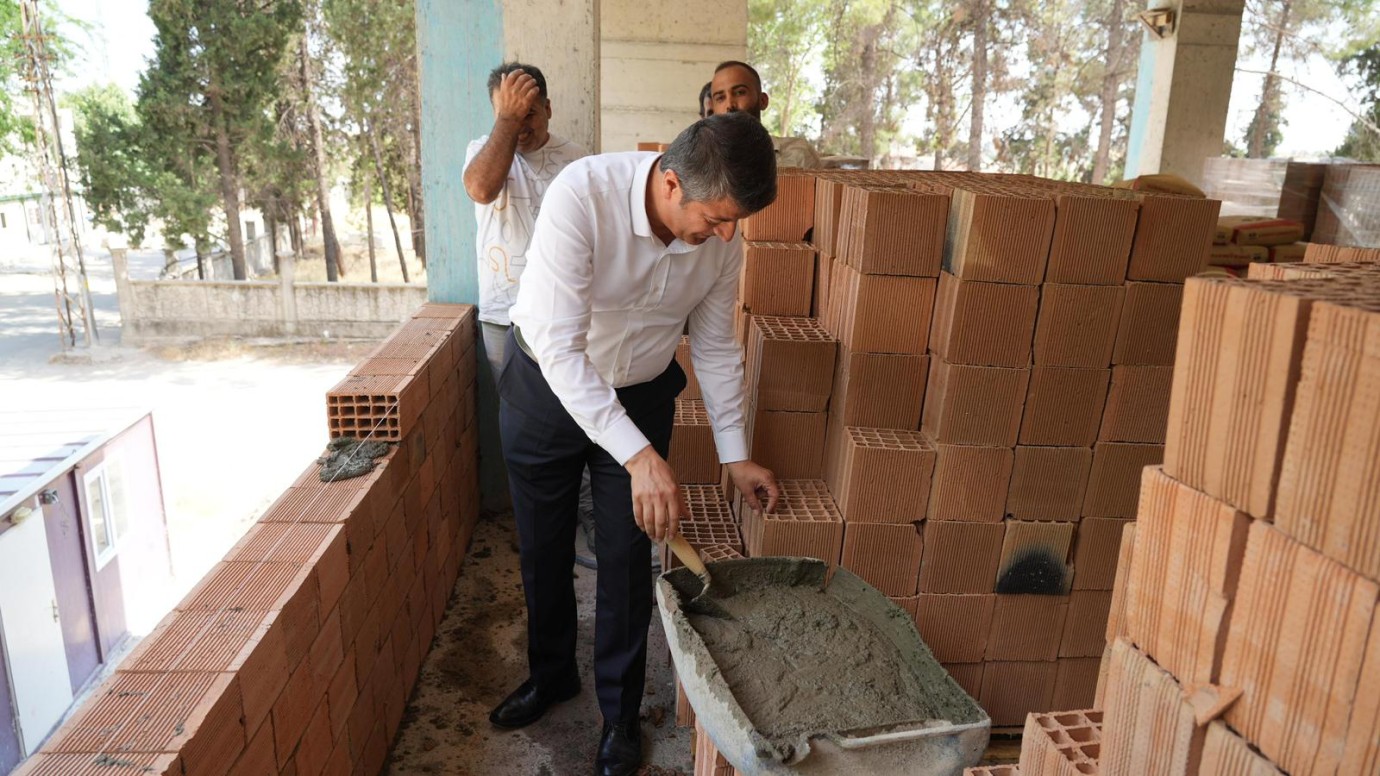Varlık Mahallesi Kültür ve Taziye Evi inşaatı hızla yükseliyor
